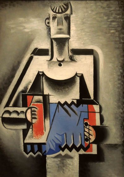 Rudolf Kremlička - Accordionist by Josef Čapek